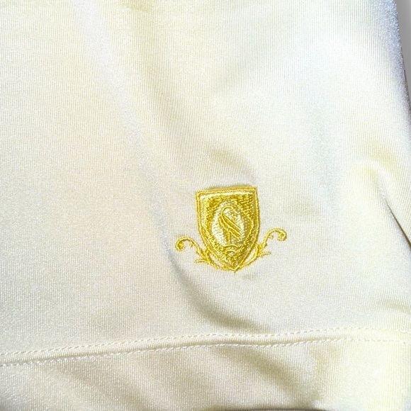 EP PRO NY Sleeveless Zip Mandarin Collar Women's Golf Polo - Cornsilk Yellow XXL - Picture 11 of 14